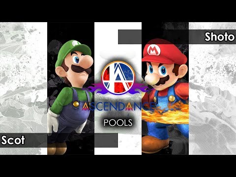 Smash 4: Sinai | Scot (Luigi) V BEE | Shoto (Mario) - Ascendance 87 Tournament SSB4