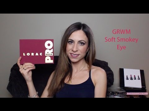 GRWM! Soft Smokey Eye using Lorac Mega Pro Video