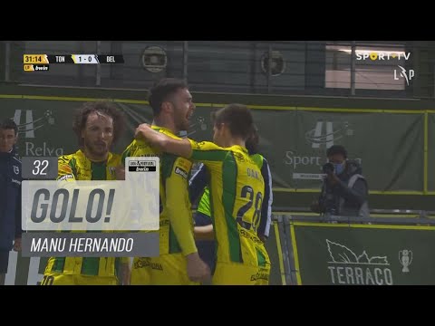 Goal | Golo Manu Hernando: Tondela (1)-0 Belenenses SAD (Liga 21/22 #25)