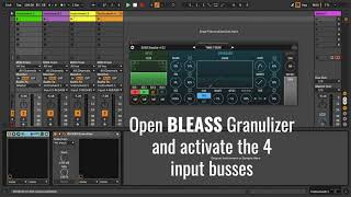 Video thumbnail for BLEASS Granulizer | How to merge 4 instruments into a unique granular texture (Desktop) by BLEASS