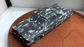 &quot;Christine&quot; fire damage Burnt 1/18 Diecast custom built
