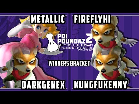 Poi Poundaz 2 - KungFuKenny & FireflyHI Vs. Metallic & DarkGenex - SSBM Doubles Winners Round 2