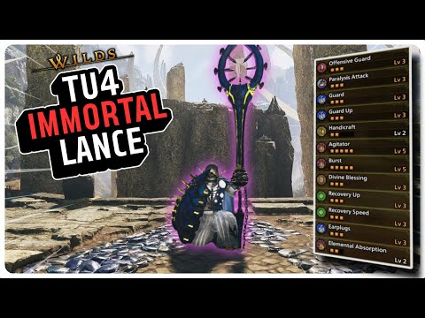 THE IMMORTAL LANCE JUST EVOLVED INTO V4 and It Is Absolutely Broken in Monster Hunter Wilds!