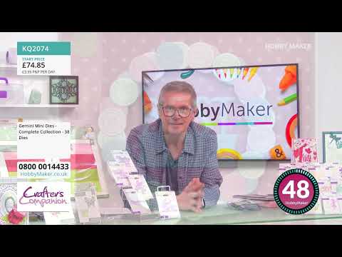 24/04/23 - Crafter's Companion, Dreamees, Sheena Douglass & Bee Crafty