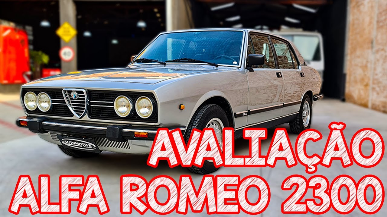 Avaliação Alfa Romeo 2300 ti4 1983 - A predecessora da Alfa Romeo Giulia - Carro Chefe