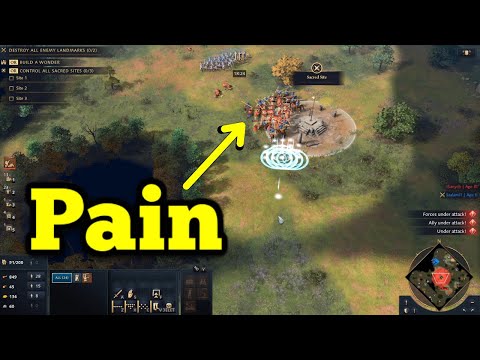 Painful Mistake vs Szalamii1 - Playing against Pros(AOE4 Tournaments)