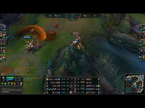 SKT T1 Faker (URGOT) vs AATROX - TOP CHALLENGER GAMEPLAY - KR