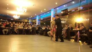 Sabrina & Ruben Veliz en Mar del Plata ( vals ) Milonga en el Mirador del Cabo, Septiembre 2013