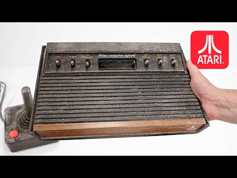 Restoring Flooded Atari 2600 - Retro Console Restoration ASMR