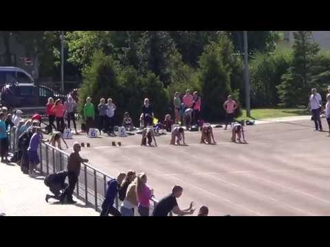 100m elim. 4 bieg kobiet - MP AZS Łódż 19.05.2018