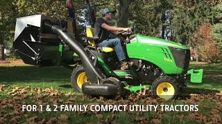 John Deere 20 bushel 3 Point Hitch Material Collection System
