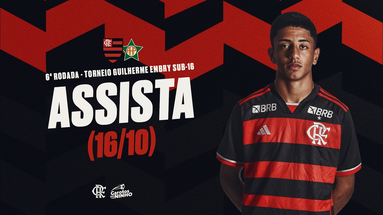 Torneio Guilherme Embry Sub-16 | Flamengo x Portuguesa - AO VIVO - 16/10