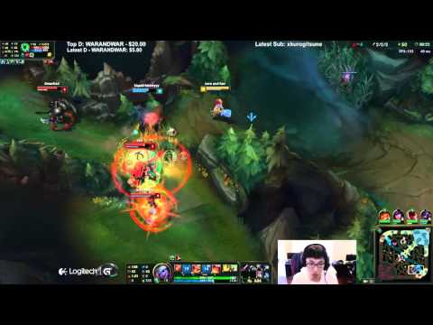 Doublelift with Fabbbyyy - Tristana vs Caitlyn ADC - League of Legends