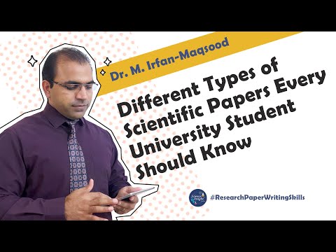 Different Types of Scientific Papers Every University Student Should Know