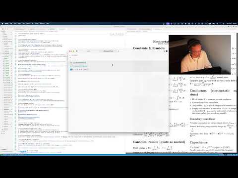 Aidan Andrews | Deep Work Study Stream | Electrodynamics, robotics research, classical mechanics