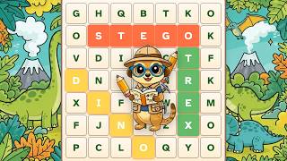 🦖 Dinosaur Word Search for Kids | Can YOU Find All the Dinos