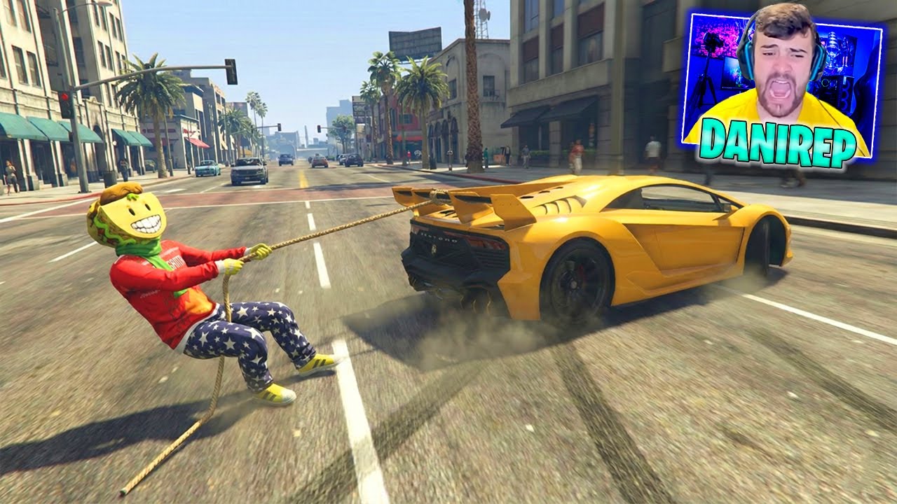 Los MEJORES FAILS de DANIREP en GTA 5 Online *RISAS INFINITAS*