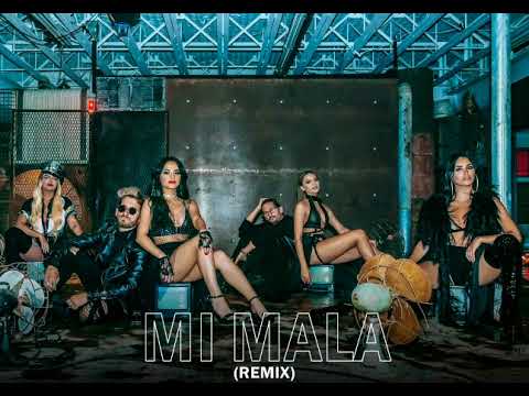 Mau y Ricky, Karol G - Mi Mala (Remix - Audio) ft. Becky G, Leslie Grace, Lali