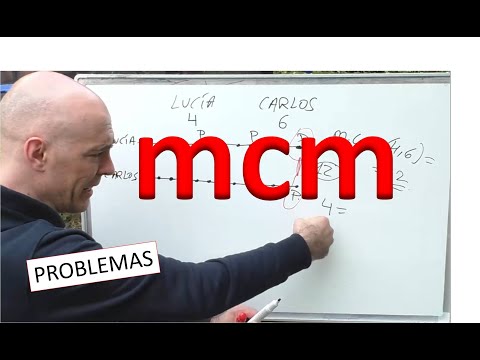 PROBLEMAS RESUELTOS DE mcm (mínimo común múltiplo)