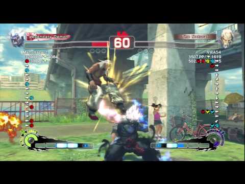 Matt-Hazard (Oni) Vs NWA54 (Gen) SSF4 AE Ranked Matches - PSN