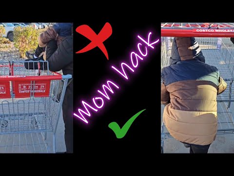 PARENTING TIPS | MOM HACK for the grocery cart! #momhacks #momlife #lifehacks #parenting