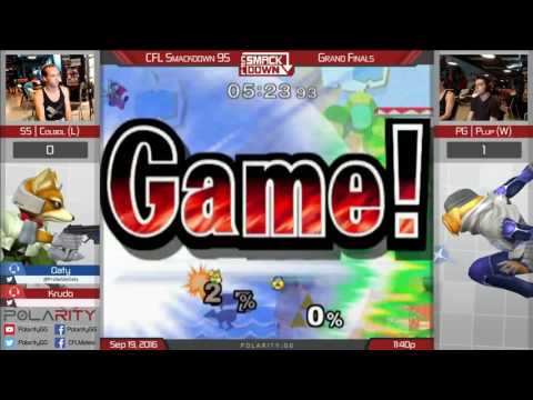 CFL Smackdown 95 Melee - SS Colbol (Fox) vs PG Plup (Sheik) - Grand Finals