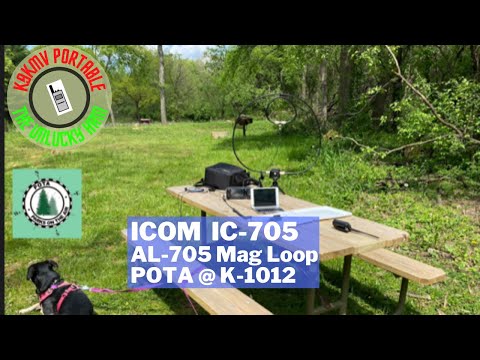 IC-705 QRP POTA | AL-705 Magnetic Loop | Another struggle