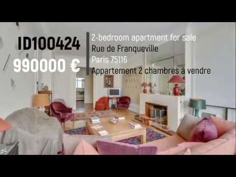 ID 100424 - Family Art Deco Apartment for Sale - Paris 75016