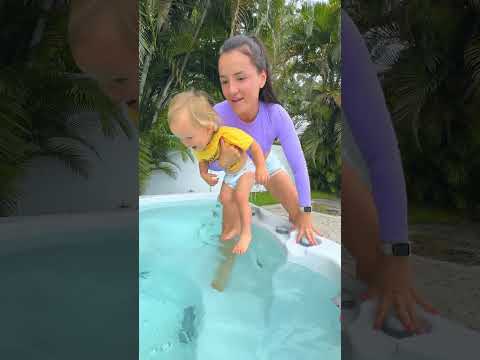 He was NOT ALLOWED in the JACUZZI 💧👶🤪 #shorts #khamitovy #martaandrustam