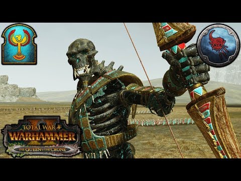 SNIPER GIANTS - Tomb Kings vs. Norsca - Total War Warhammer 2 Gameplay