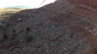 preview picture of video 'Kanab Zip Line First Run'