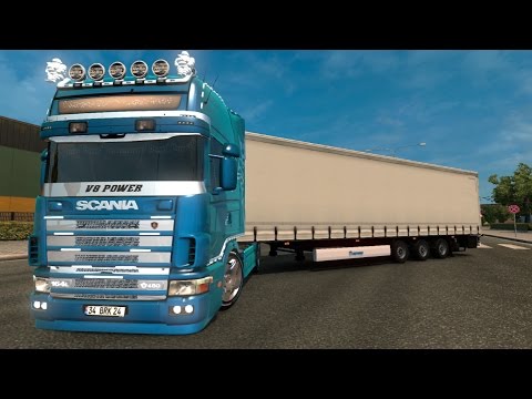 SCANIA 164L & SCANIA KRONE TRAILER 1.26 ETS2 (Euro Truck Simulator 2) Free Download