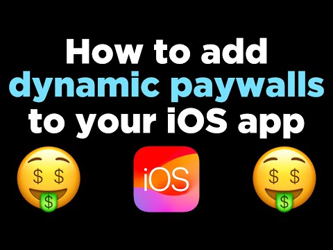 How to add dynamic paywalls to your iOS app 🤑 (app monetization tutorial) thumbnail