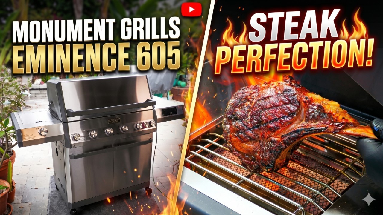 3 Pounds of Ribeye vs 800 Degrees of Searing Power! | Monument Grills Eminence 605