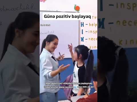 Müəllimlə şagirdin bu videosu maraqla qarşılandı 🤩