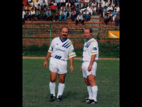 1996 10 SAT1 RANissiomo FC Jumbo mit Bundesberti in Nepal