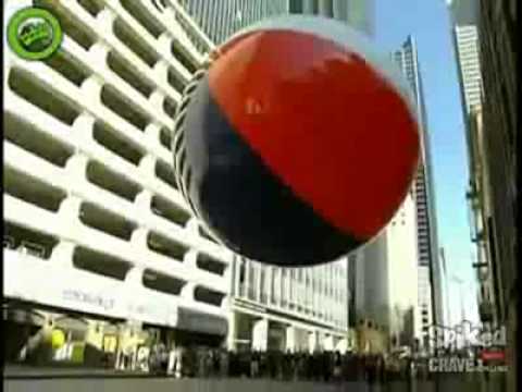 World's Biggest Bounce Ball Video