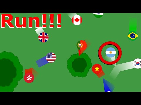 Escape the Chaser - 50 Countries Tag Marble Race #3