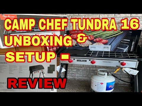 Camp Chef Tundra Pro 16 DLX 3 Burner Unboxing & Setup & Review & Easy To Setup @JennaHo @JennaHo99