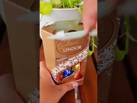 LINDT chocolate ASMR #shorts #asmr