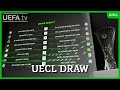 UEFA Europa Conference League knockout round play-off draw