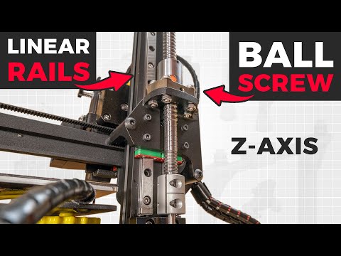 3D Printer’s Z-AXIS ULTIMATE Precision Upgrade – IS IT WORTH IT? (Linear Rails + Ballscrew)