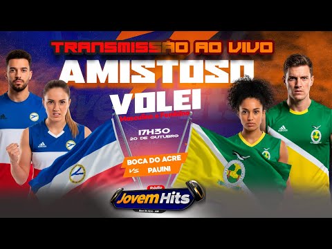 AMISTOSO VOLEI - BOCA DO ACRE X PAUINI I Aniversário dos 135 Anos de Boca do Acre