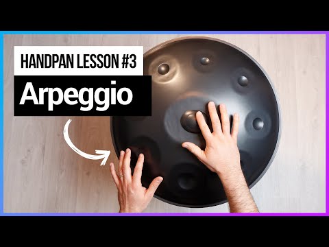 Handpan lessons Ex#3 : Arpeggio  (for beginners)