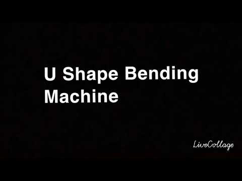 Hydraulic U Shape Pipe Bending Machine