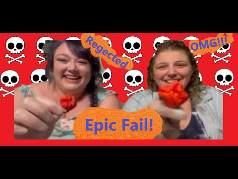 Carolina Reaper Whole Pepper Challenge Failed
