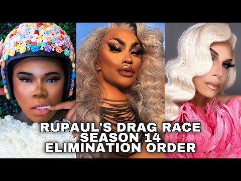 RuPaul’s Drag Race Season 14 UPDATED Elimination Order *SO FAR*