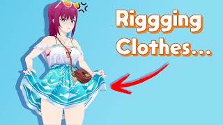 Rigging Clothing for my Indie Game Character | Update 10