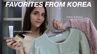 KOREA HAUL / FAVORITES: skincare, makeup, clothing, lifestyle, snacks