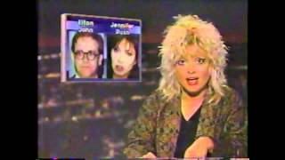 Elton John - Interview with Jennifer Rush about Flames of Paradise 1987
